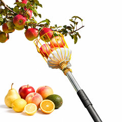BlumeTrec front view with metal basket attached showing safe harvest