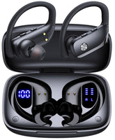 bmanl T16 front view showing earbuds and case, highlighting portability and design