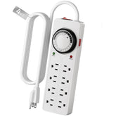 BN-LINK front view showing timer dial and outlets for easy scheduling benefit