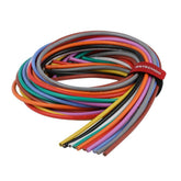 BNTECHGO front packaging showing 10 color 12 AWG silicone wire kit and labeling benefits
