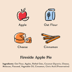 Bocce's Bakery Fireside Apple Pie cookie close-up highlighting apple and cinnamon appeal