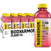 BODYARMOR front packaging of Watermelon Flash IV showing label and size for hydration benefit