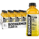 BODYARMOR Flash Tropical Punch front packaging showing hydration benefits