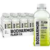 BODYARMOR front packaging showing lemon lime bottle and hydration benefit