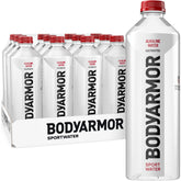 BODYARMOR bottle front packaging showing label and size, clear hydration benefit