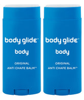 BodyGlide front packaging showing two 2.5oz sticks and product branding for easy storage