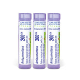 Boiron Arnica Montana front packaging showing tubes and product benefit