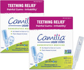Boiron Camilia front packaging showing twin 40-count boxes and benefits