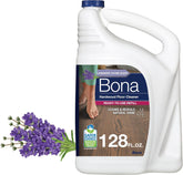 Bona front label Lavender Thyme showing scent and size, highlighting ease of use