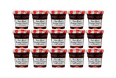 Bonne Maman front view of single 1 oz jar showing label and red‑check lid, conveys authenticity