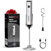 Bonsenkitchen front view showing frother body and button for easy control
