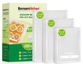 Bonsenkitchen front packaging showing 150-count set and sizes, organized and convenient