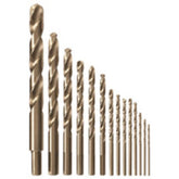 Bosch CO14B front packaging showing 14-piece cobalt set for durable metal drilling