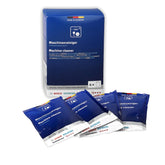 Bosch pack front view showing four sachets and clean maintenance benefit