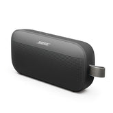 Bose SoundLink Flex front view showing speaker grille and controls, great for portability