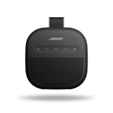 Bose SoundLink Micro front view showing compact speaker and clear sound benefit