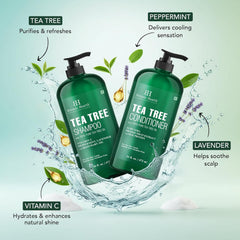 Botanic Hearth conditioner texture pouring to show lightweight moisturizing benefit