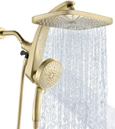 BOZYBO front view 12 inch rainhead showing broad coverage benefit