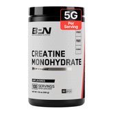 BPN front label showing Creapure branding and 100 servings benefits