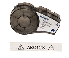 Brady front packaging showing cartridge, clear install view and benefits