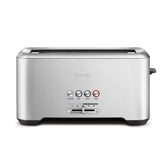 Breville Bit More front view showing brushed stainless finish and four slots for stylish durability