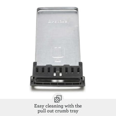 Breville Lift & Look in use with user checking toast mid-cycle benefit