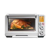 Breville front view showing brushed stainless steel and door, modern countertop appeal