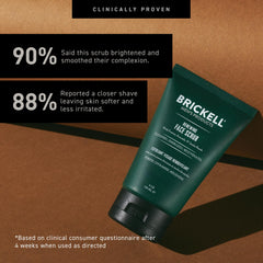 Brickell Men's Products applied pre-shave on jawline to prep for a closer, smoother shave