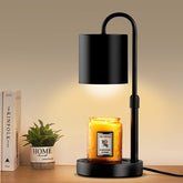 Briever front view black lamp showing elegant home fragrance solution and safety