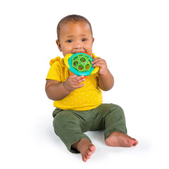 Bright Starts textured teethers detail highlighting multiple surfaces for gum relief
