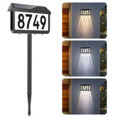 Brightever front plaque showing clear illuminated numbers and improved curb visibility