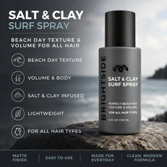 BRIGHTSIDE close-up mist spray demonstrating texture and lightweight application benefit