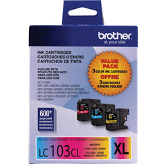 Brother LC1033PKS cartridge close-up showing smooth nozzle and accurate color output