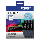 Brother LC4014PKS front packaging showing four cartridges and product labeling for easy selection