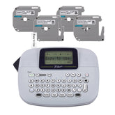 Brother PT-M95 front view showing display and benefit of easy preview