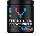 Bucked Up front tub showing South Beach flavor and clear label benefits