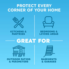 BugMD bottle staged near a pet and toy to emphasize household safety