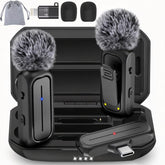 Bulatry front packaging showing compact wireless lavalier kit and benefits