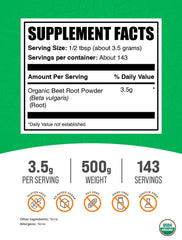 BulkSupplements close-up of fine beetroot powder texture for easy mixing