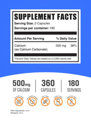 BulkSupplements close-up of white capsule texture illustrating easy-to-swallow design
