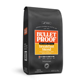 Bulletproof front packaging showing 12 oz bag and clean coffee benefit