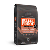 Bulletproof front packaging showing cinnamon and vanilla flavor and clean sourcing benefits