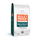 Bulletproof front bag showing High Achiever branding and 10 oz size for confident purchase