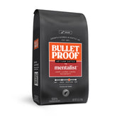 Bulletproof Mentalist front packaging showing 12 oz bag and branding benefit freshness