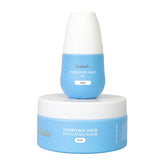 Bushbalm 2-Step routine front packaging showing scrub and oil, highlights convenience