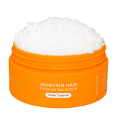 Bushbalm front jar showing Vanilla Tangerine scrub and clear benefits