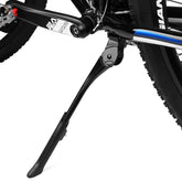 BV kickstand front view showing compact aluminum body and secure mount benefit