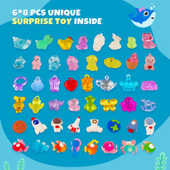 BYGGVIR surprise toy closeup revealing collectible figure and boosting bath engagement