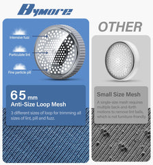Bymore shaver detached lint container ready to empty for quick cleaning