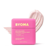 BYOMA front packaging showing mask tube and clean design for quick glow